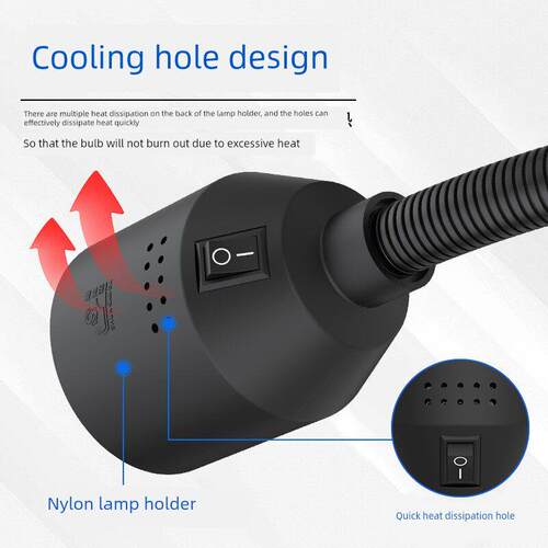 Led机床工作灯24V机床灯数控车床工业照明强磁长臂台灯220V