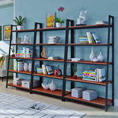 架子艺木铁钢多层简易架家居批发现货客厅物书架货架置展示架