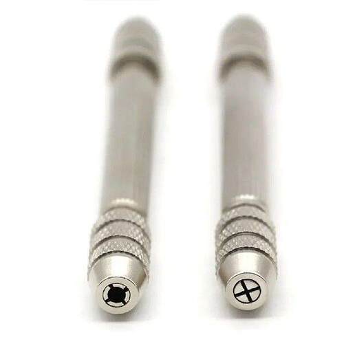Hand Drill Double Chuck Head Handle Drill Bit Kit 0.3-3.2mm