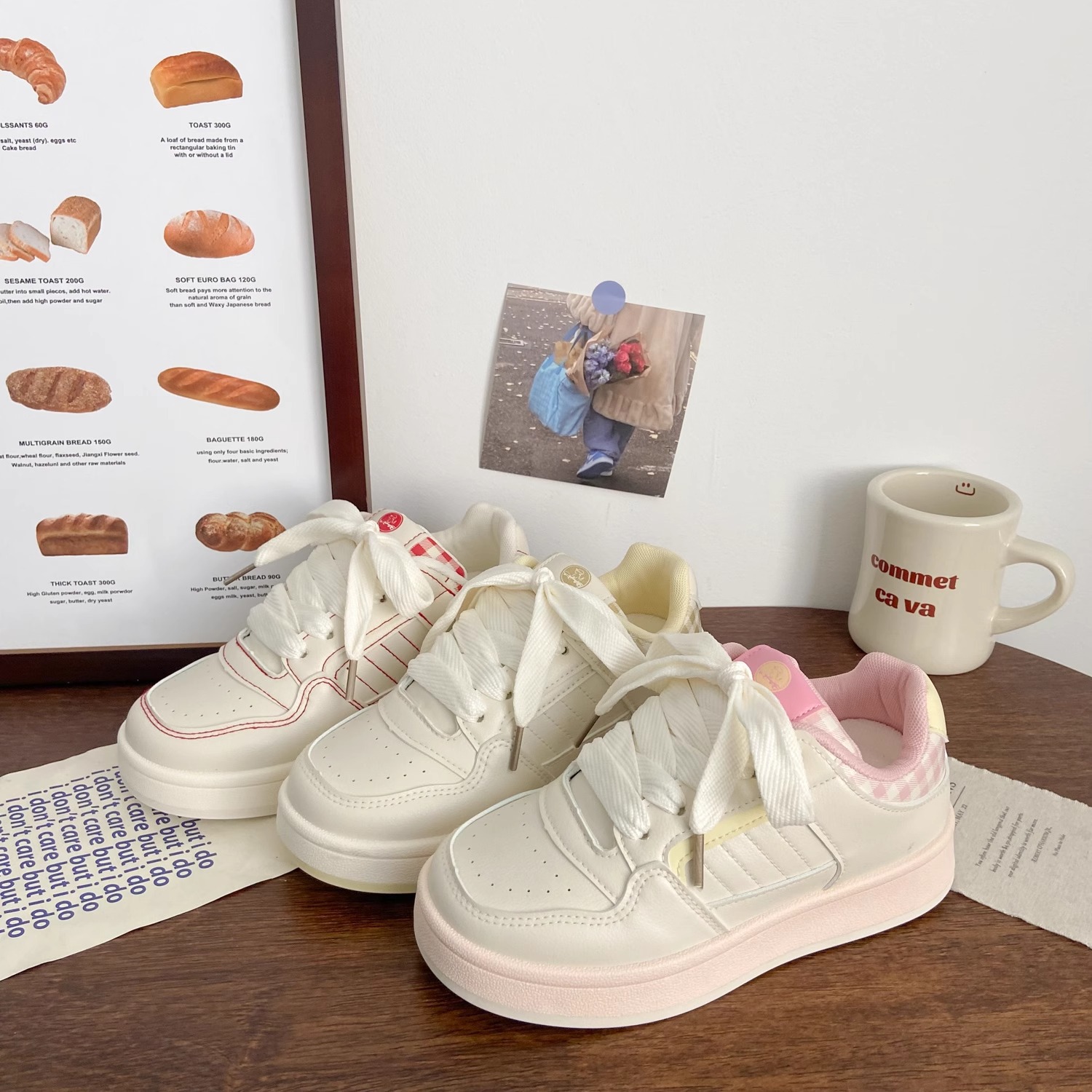 韩系轻便小白百搭学生厚底老爹鞋