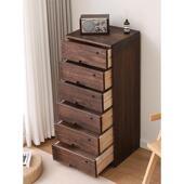 特价 储物柜 实木五斗柜卧室床头柜带锁收纳文件柜客厅收纳柜抽屉式