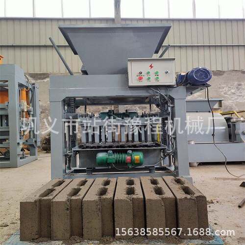 小型混凝土砖块机铺路砖机生产线Automatic brick making machine