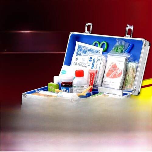 king size medical box aluminum alloy case first-aid kit m