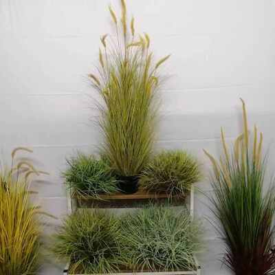 植物草堆造景芦苇团装隔断仿真造景草草橱窗落地摆件仿真软装饰