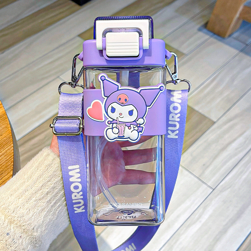 正版三丽量鸥授权料童杯高颜值儿水杯大容塑CH-2429吸管杯可爱女