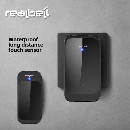 realbell门铃无线家用一拖二拖三防水远距离别墅门钟遥控触控感应
