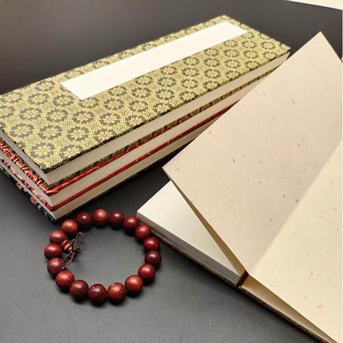 高档泾县宣工手书法国画双层夹宣纸册页本定制折加厚空白檀皮生小