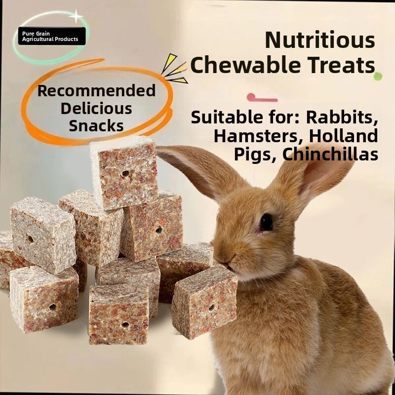 仓鼠磨牙饼磨牙石龙猫仓鼠松鼠豚鼠荷兰猪磨牙零食花生饼兔兔磨牙