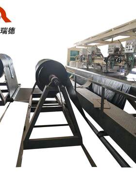 6米布篷布热合机热风原理同时拼接包边抽绳45米/分钟高频焊接机