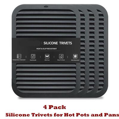 Silicone Trivets for Hot Pots and Pans Mat Silicone Hot Pad