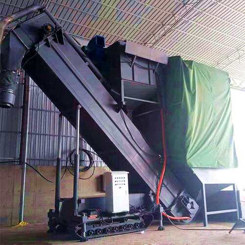 粉煤灰集装箱卸装灰集车机45KW-150码头装箱中转拆机快箱速集装箱