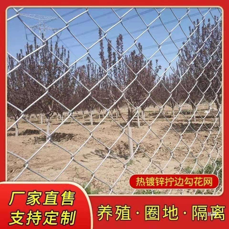 镀锌铁丝网围栏护坡勾花网护栏钢丝网牛羊养殖网铁网果园围栏直销