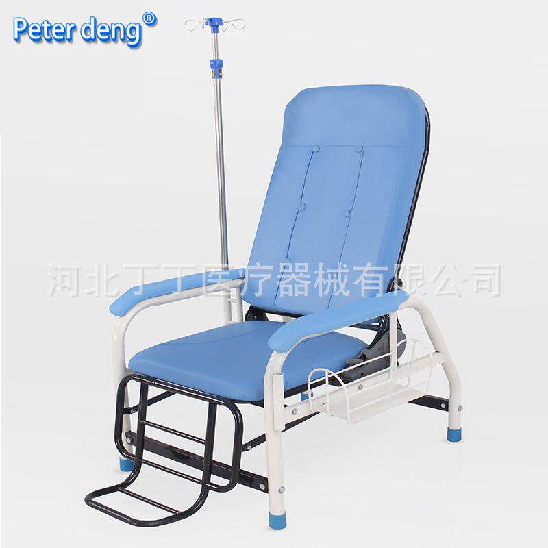 折叠陪护椅 午休椅可躺简易住院陪护椅床两用折叠床 陪床折叠椅