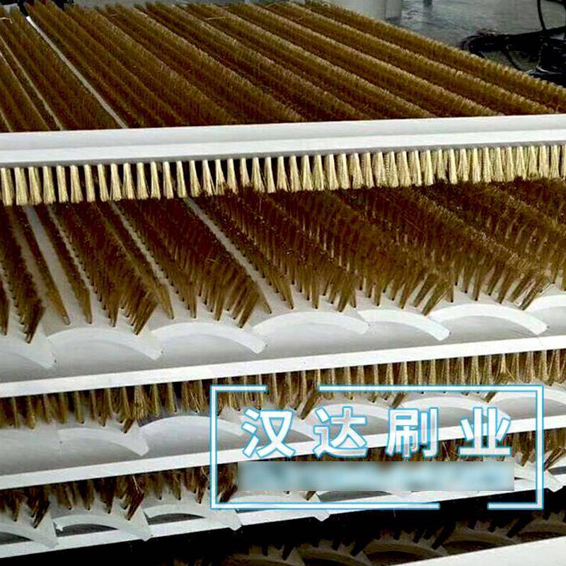 毛刷辊空心滚筒清洗尼龙清扫玻璃清洗机工业滚筒毛刷