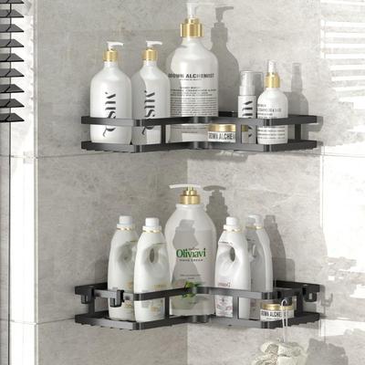 储物卫生间放洗衣液置物架卫生间架子置物架放沐浴露强力加厚黑色
