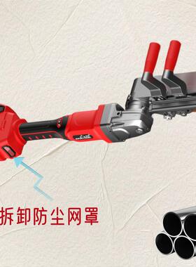 赣星圆管抛光机砂带机8锂电1-21VMD抛光机钢管打磨机调速工厂直销