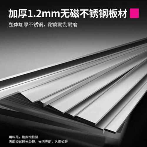 乐创打荷台切菜桌子不锈钢商用工作台双层三层打包台白钢全厨定制