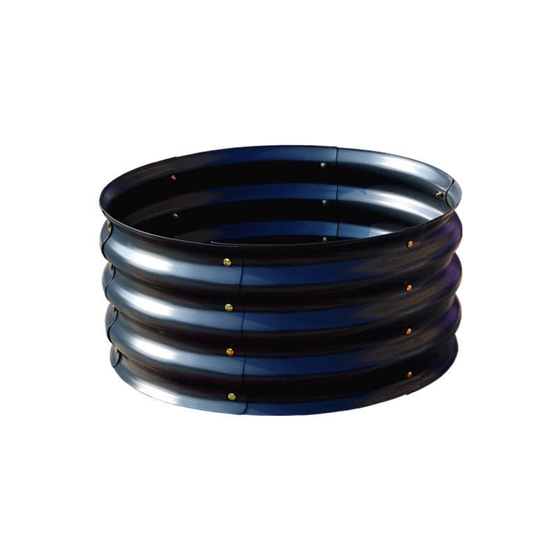 外贸金属花床种植箱 庭院种菜床大型金属镀锌花箱花园床厂家