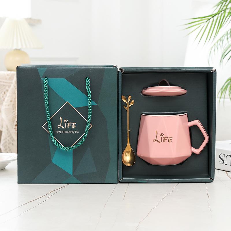 高档司会年礼实用奖品员工伴手公礼生日高颜值杯子小礼品送物闺蜜