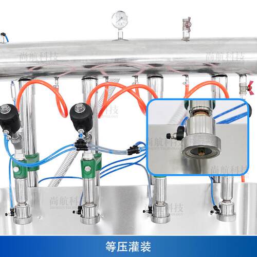 ON打ESUN 碳酸汽水动等压气灌装机 红酒啤酒苏水CO2 混合罐Z装机