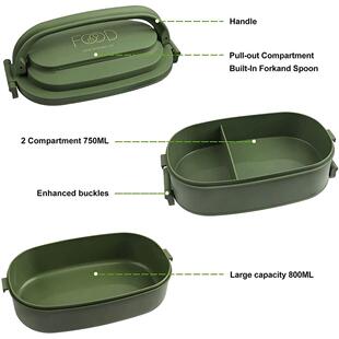 Lunch Kids Set for Cutlery Bento Leakproof Box Adults