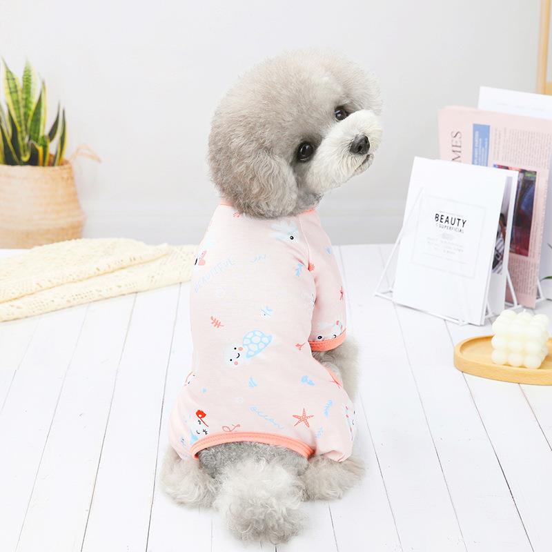 舒适居家服中小型犬博美泰迪狗狗衣服春秋款宠物衣服