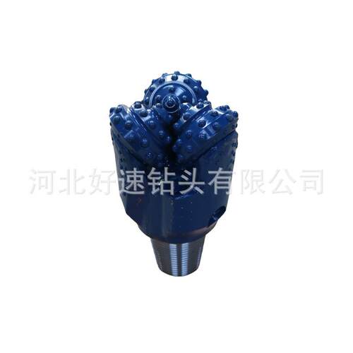 适用硬质岩石开采三牙轮钻头6英寸直径152mmIADC637橡胶密封轴承