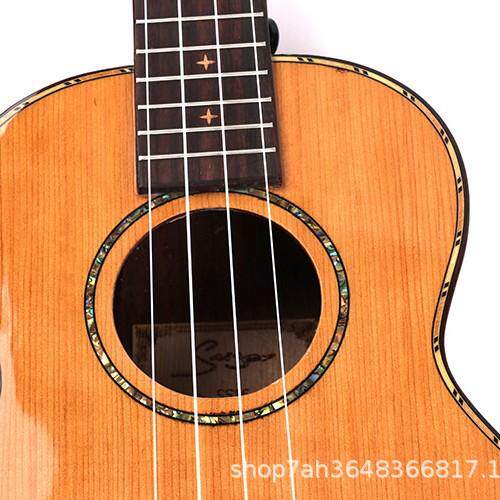 21寸26寸Ukulele 正桶红松相思木面单木色亮光尤克里里小吉他