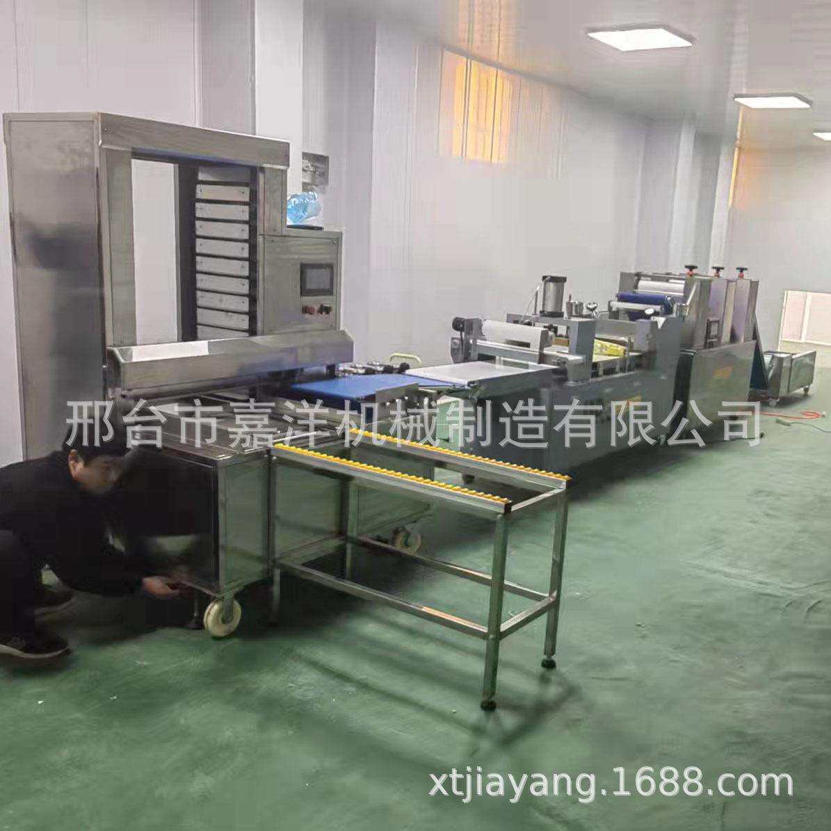 白吉馍成型机全自动生产线烤饼机厂家实拍肉夹馍夹饼机食堂店用厂