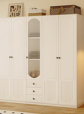 爆款热卖卧现代简约衣柜YD-2304#家用室衣实木柜挂衣区多储物柜三