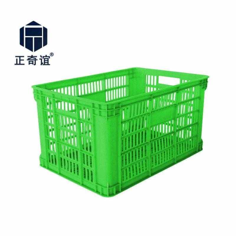 正奇谊周转筐绿色B4筐外450*305*240单位个货期7天
