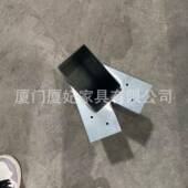 秋千加固器钢铁角码 黑色厂家喷涂金属五金秋千配件加厚加强