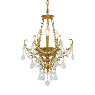 杰瑞唐宝法式全铜水晶吊灯欧式别墅覆古奢华卧室创意餐厅玄关灯具