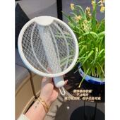 可折叠电蚊拍二合一挂壁电蚊器户外家用便携充电灭蚊灯移动驱蚊