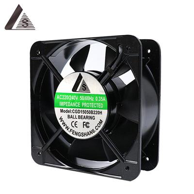 交流15050B-220V散热风扇 220v380v工控箱配电柜工业轴流风扇厂家