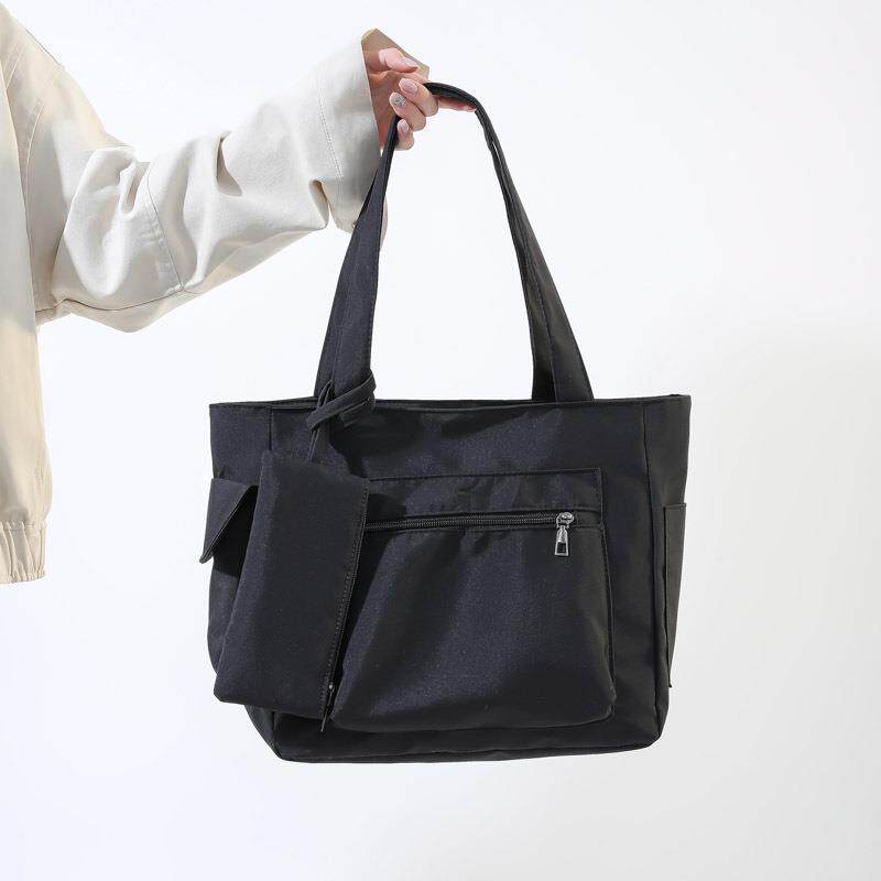 尼龙布大容量韩版子母包新款洋气百搭ins单肩腋下包补课包潮