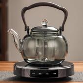 康米超薄铝合金电陶炉新款 烧水泡茶 煮茶器煮茶炉蒸煮一体茶壶套装