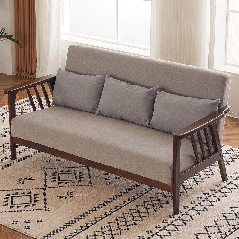 实木沙发新中式小户型木质客厅2025新款北欧现代日式简约布艺组合,住宅家具,实木沙发,淘宝优惠券,粉丝福利购,淘宝优惠卷