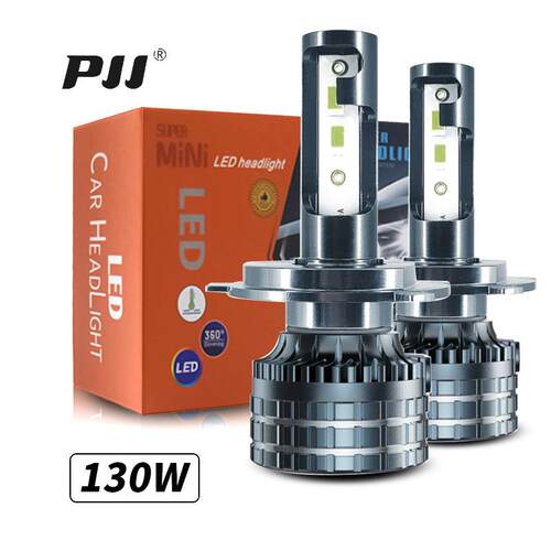18芯汽车Led车大灯大功率130W 超亮防水强光h4h聚光灯泡改装车灯