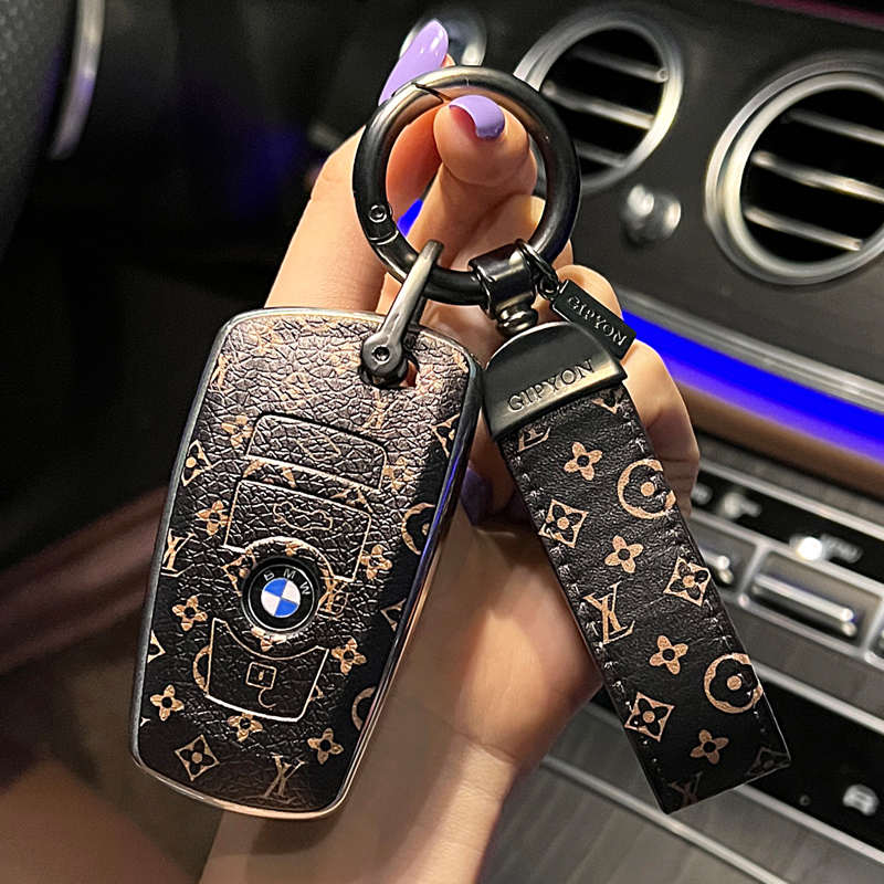 适用宝马钥匙套高级感女i3一系三系7系x1/x3五系x5/x6刀锋ix3车壳