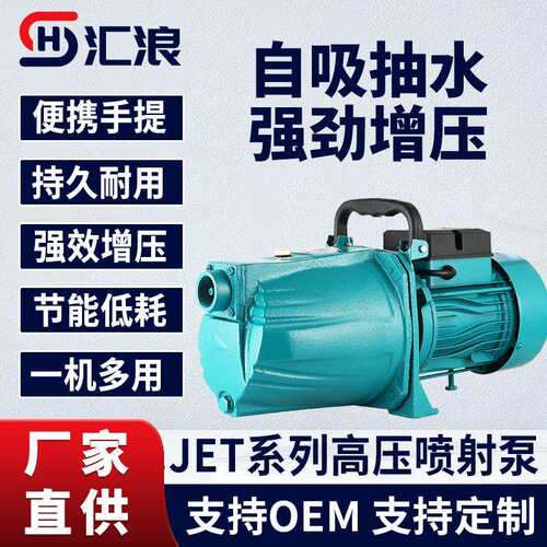 自吸喷射泵水泵220V抽井水增压泵高扬程灌溉供水抽水机全自动