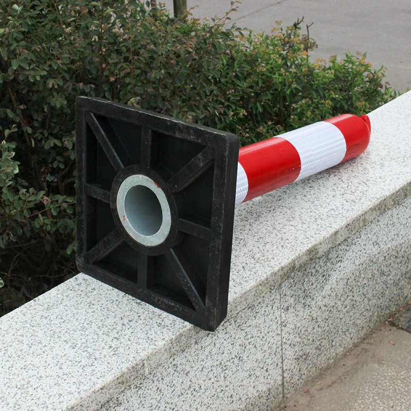 隔离柱弹力立柱加重道路橡胶橡胶可分离警示底座反光反光柱柱护栏