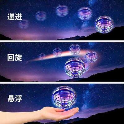 Fingertip Top Aircraft Drone Flying Ball Spinner Toy Hand Co
