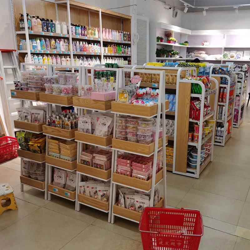 超市便利店货架生活日用品超市展架小卖部挂摆两用货架厂家供应