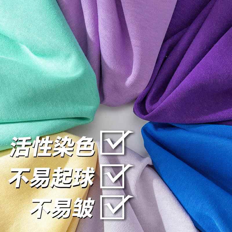 19恤0克秋瑾亚麻2织1支针汗布棉麻面料亚WXG布春夏麻T面料现货