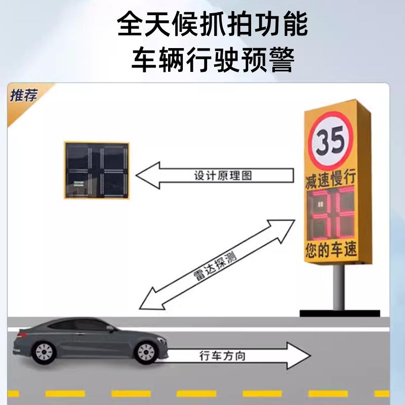 雷达测速仪雷达反显馈仪JYP雷交达测试高速测路口通速度雷达速示