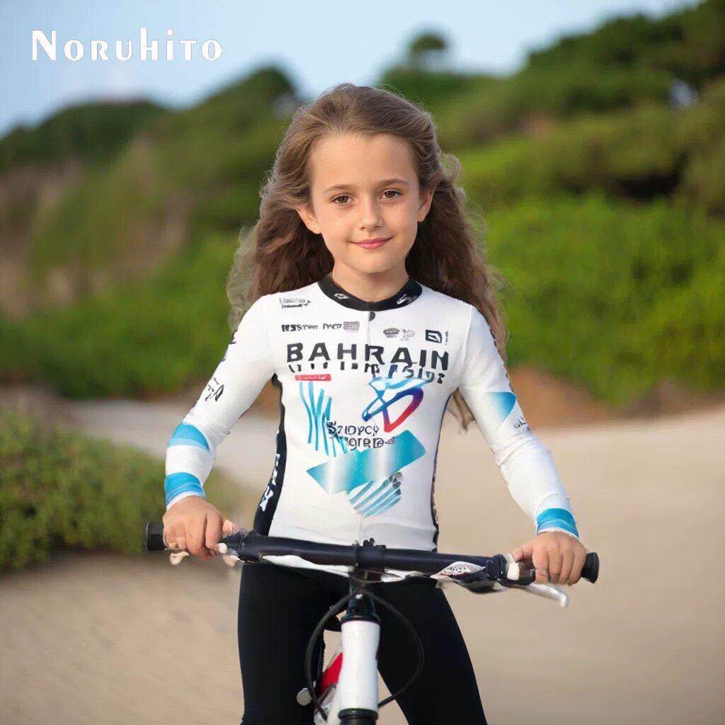 儿童骑行服青少年长短袖套装夏季自行平衡车上衣透气速干亲子定制