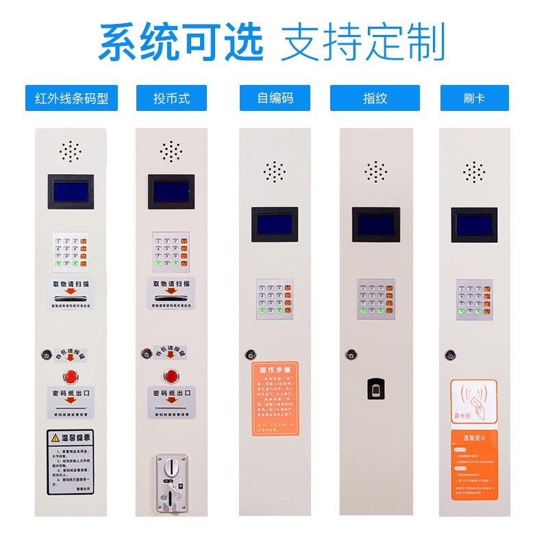 人脸柜指纹识别寄存柜超市商场图书馆储物柜智能电子存包柜厂家