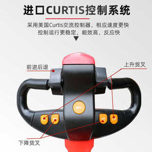 电动式1电动吨车装卸车液压.堆垛升降heli步行车堆高全5合力dc15