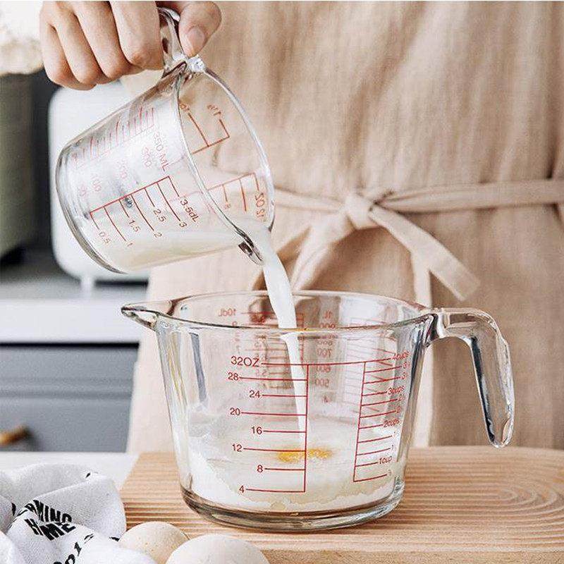玻璃量杯带刻度有手柄打蛋杯烘焙工具食品级耐高温微波炉牛奶加热,厨房/烹饪用具,杯子,淘宝优惠券,粉丝福利购,淘宝优惠卷